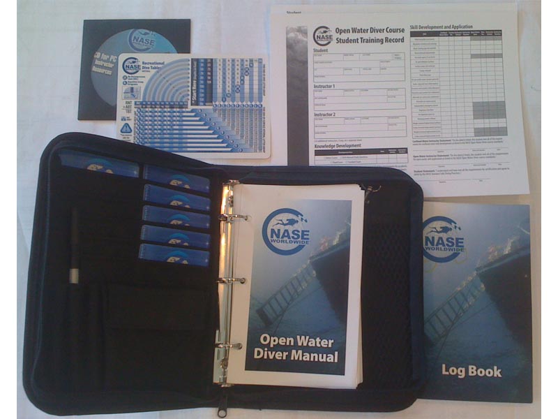 NASE scuba diving training materials