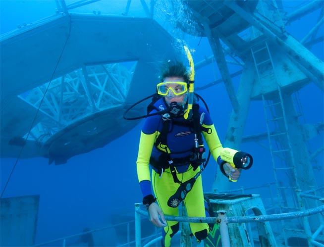 Diver on the Vandenberg