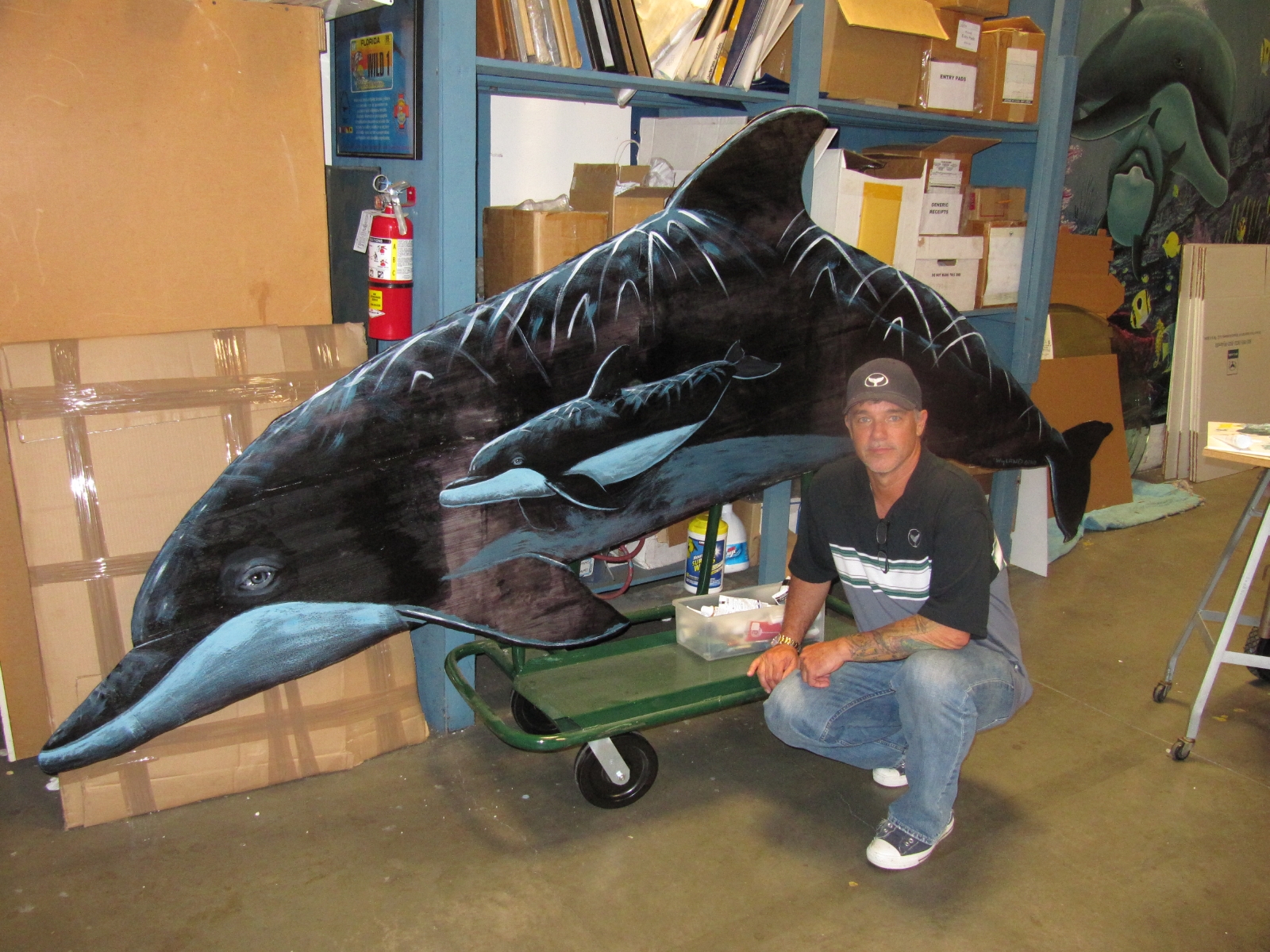 Unique Wyland Collectible to be auctioned to raise funds for artificial reefs