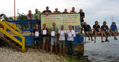 PADI IDC graduates
