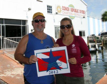 Conch Republic Divers recognized with Blue Star rating