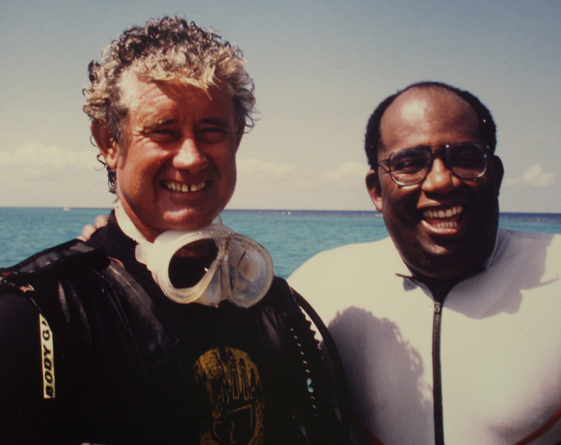 Celebrities and Dive Legends Drawn to the Cayman Islands Again and Again
