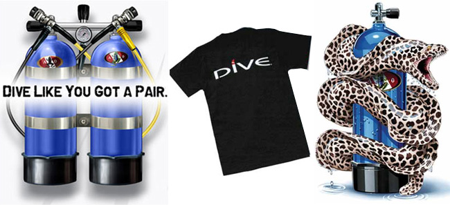 Design Your Own Diver T-Shirt